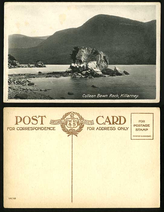 Ireland 1915 Old Postcard KILLARNEY - Colleen Bawn Rock
