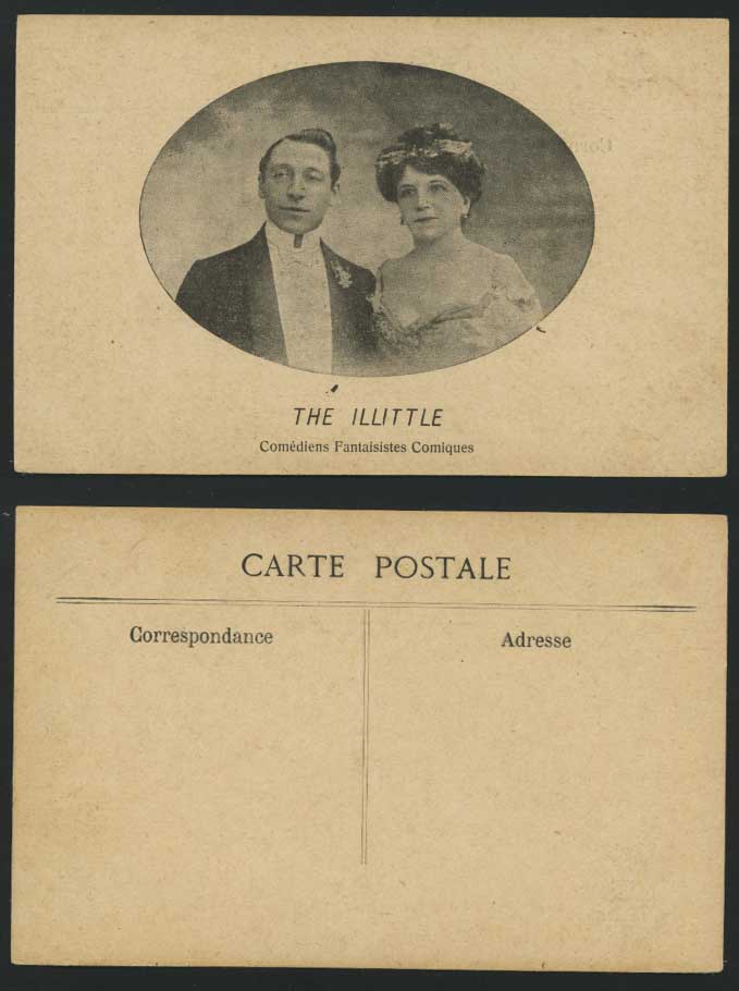 Illittle - Comediens Fantaisistes Comiques Old Postcard