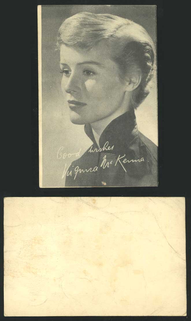 Virginia McKenna, British Actress & Author Old Postcard