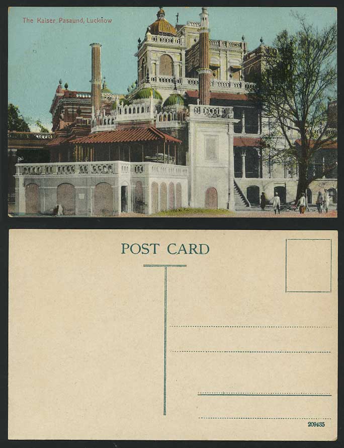 India (British) Old Postcard - KAISER PASAUND - Lucknow