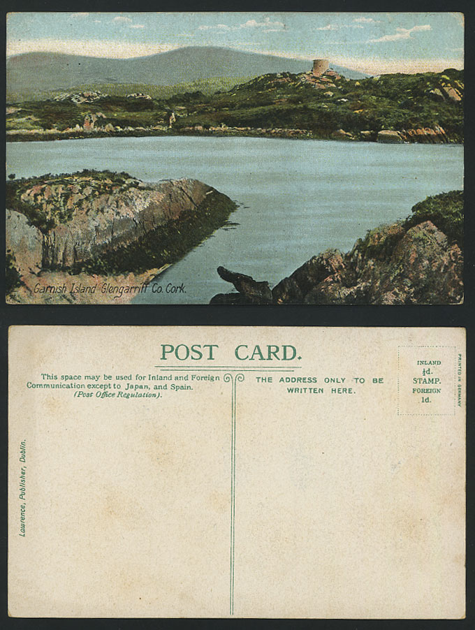 Ireland Old Postcard Garnish Island Glengarriff Co Cork