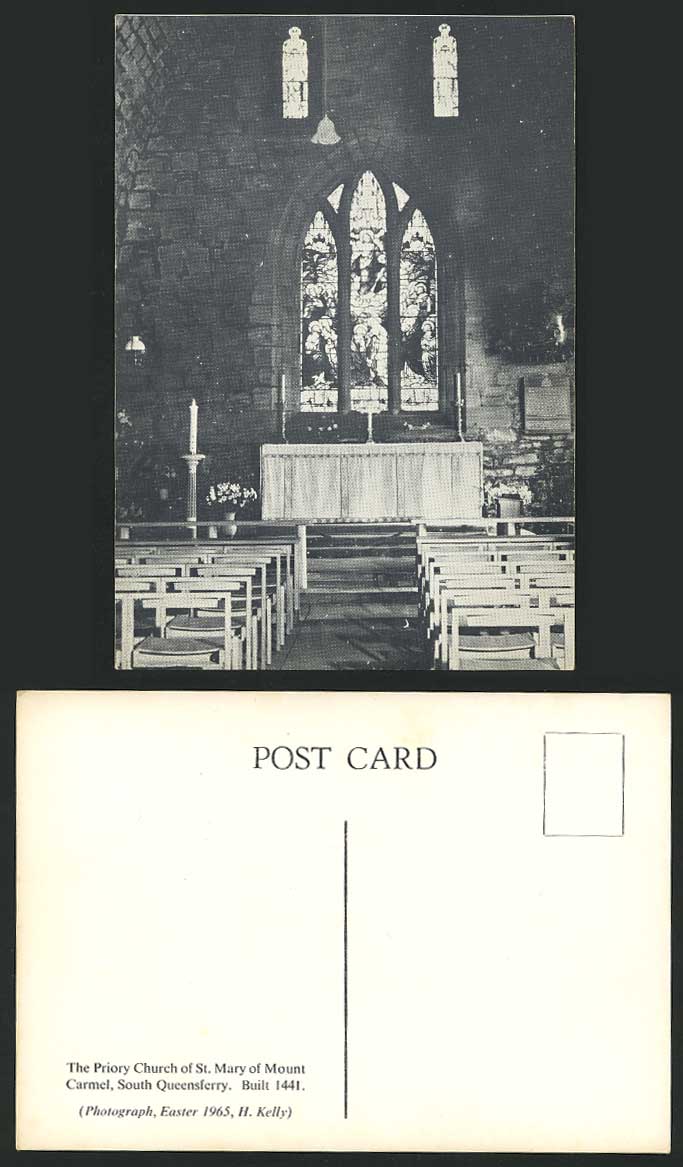 The Priory Church St. Mary of Mount Carmel Old Postcard