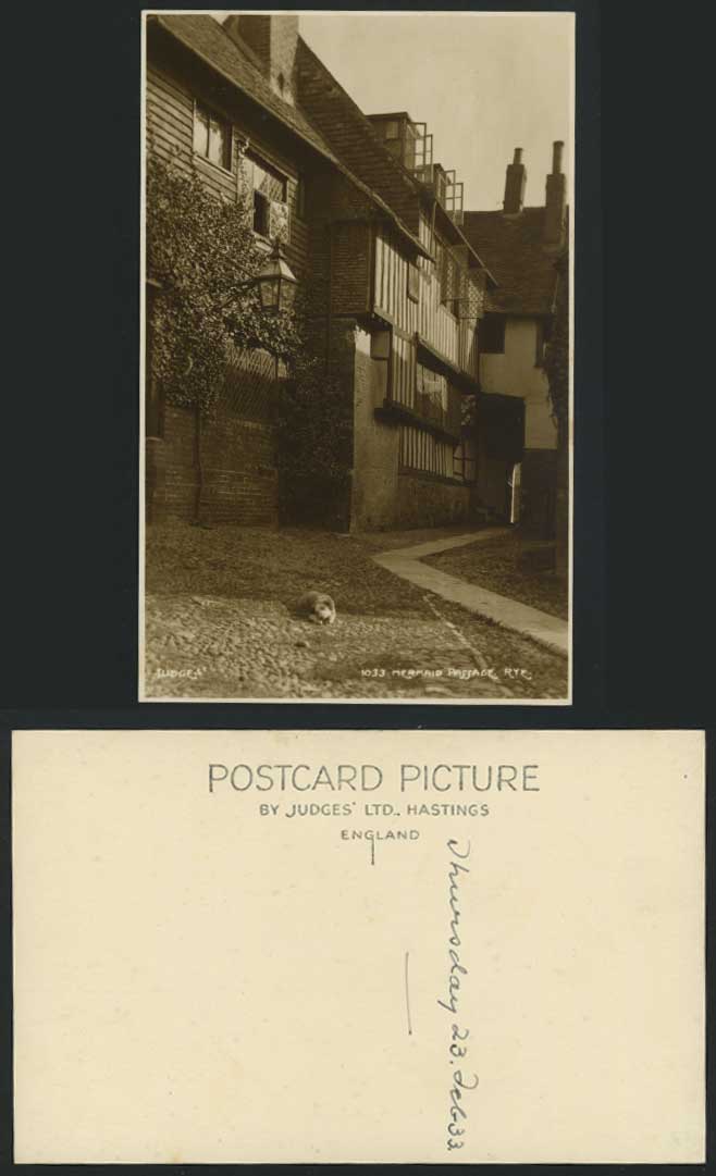 Sussex Old Judges' R.P. Postcard RYE - MERMAID PASSAGE