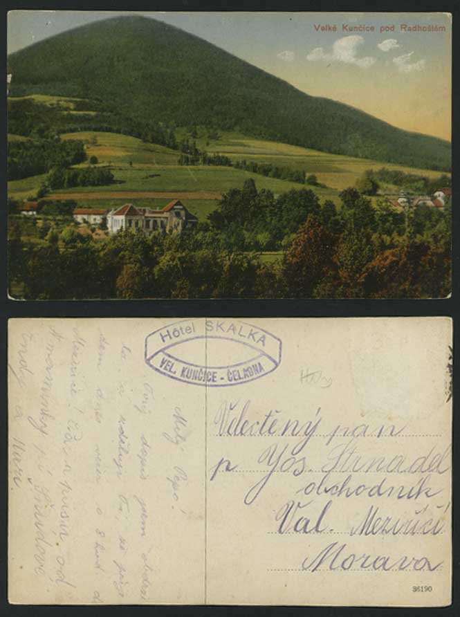 Czechoslovakia Old Postcard Velke Kuncice Pod Radhostem